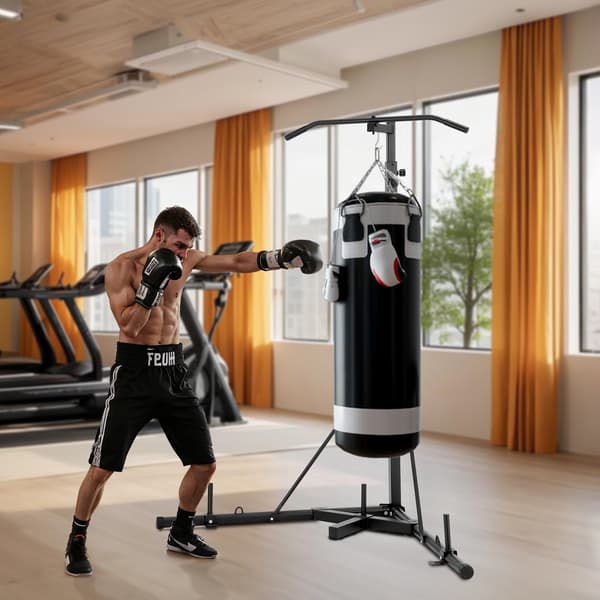 Ställning för boxningssäck med pull-up-stång, kapacitet 60 kg