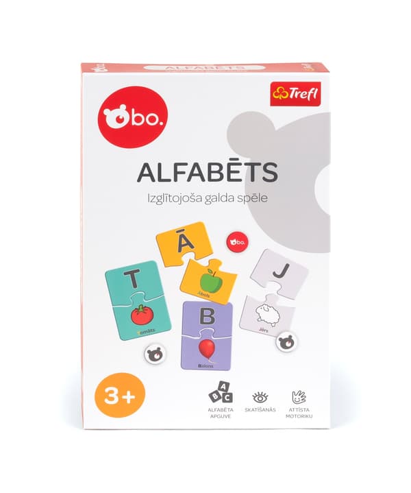 Alphabet Educational Board Game på lettiska språket