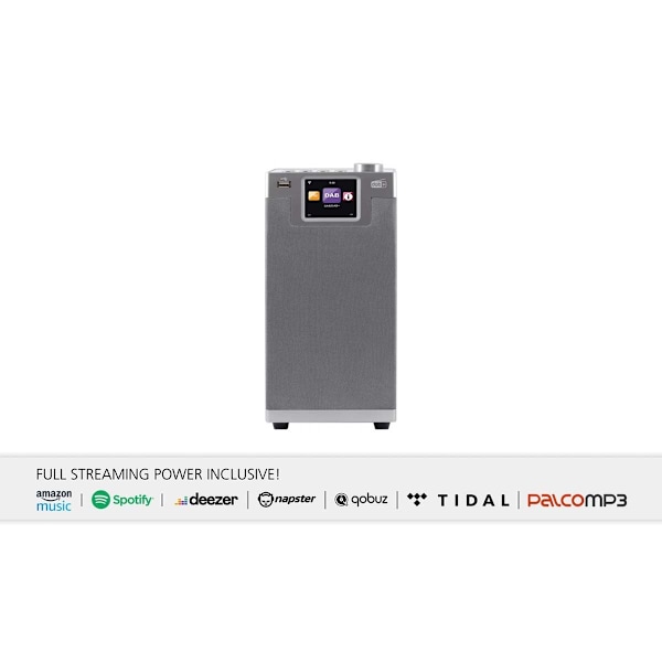 DABMAN i610 Multifunktionell stereoradio DAB+ / FM / Internet / Bluetooth Grå