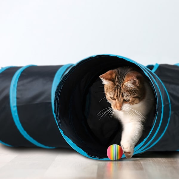 Hopfällbar kattunnel 4 sätt