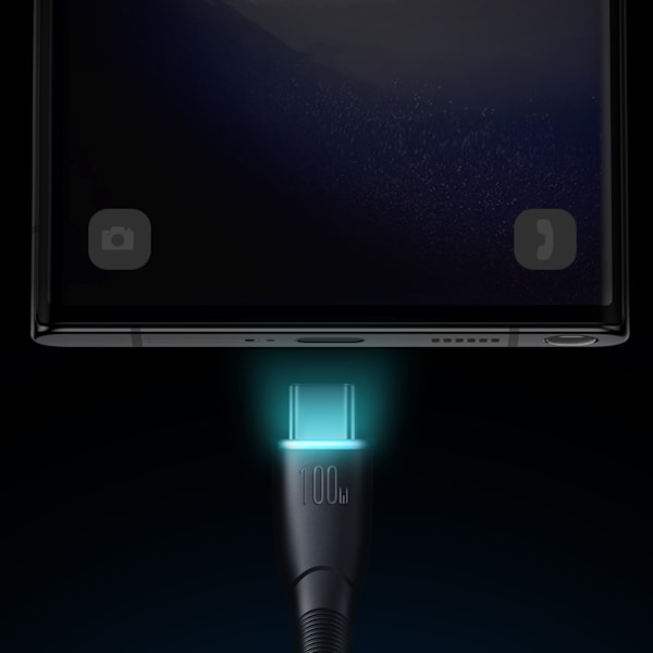 Starry Series USB-A - USB-C kabel 100W 1m sort