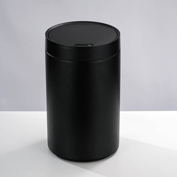 Automatisk papperskorg, svart, 17 l, rörelsesensor