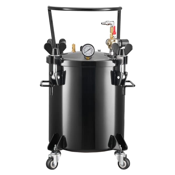 20L tryktank, stål, 3 hurtigkoblinger