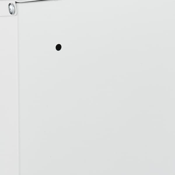 Postkasse med avisholder – minimalistisk metaldesign