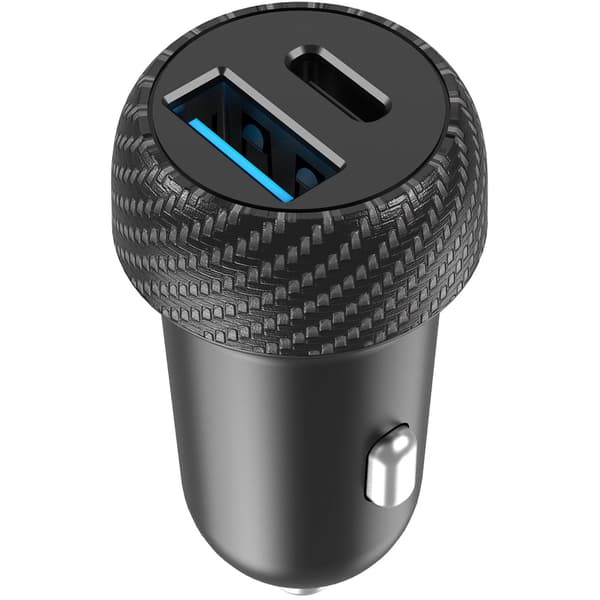 Biloplader 1xUSB-C PD 1xUSB-A 35W