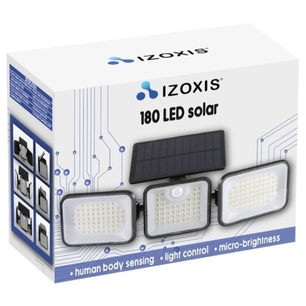 Solcellelampe 180 LED Izoxis 24889