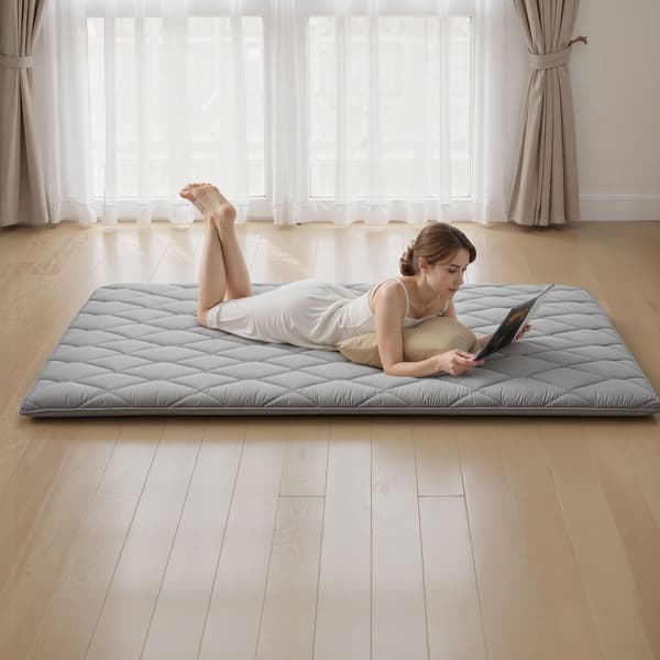 Japansk tatami-gulvmadras, queensize-seng, foldbar 9,5 cm