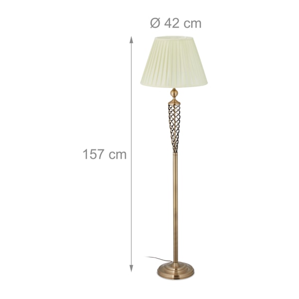 Antik gulvlampe