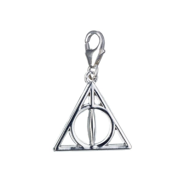 Harry Potter Clip-On Charm Kuoleman varjelukset (sterlinghopea)