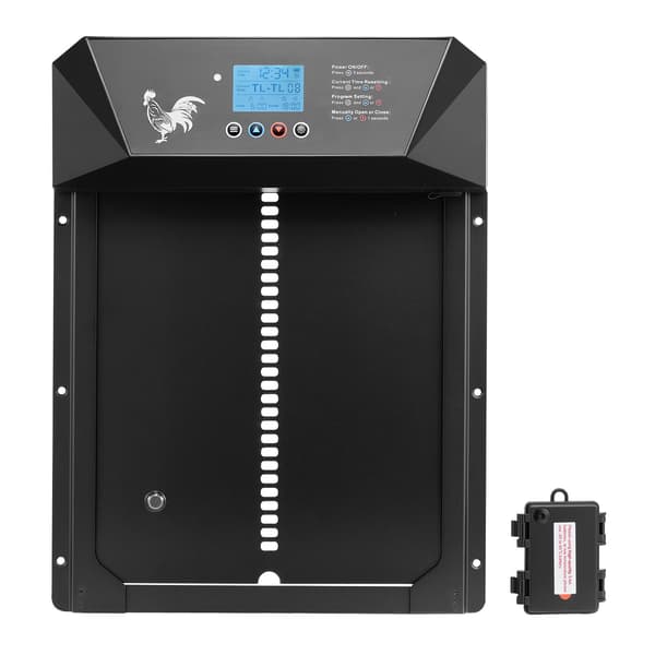 Automatisk hønsehusdør – DC eller batteri, LCD-timer