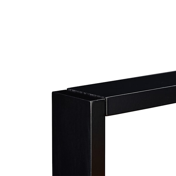 Sidebord med opbevaringsrum sort
