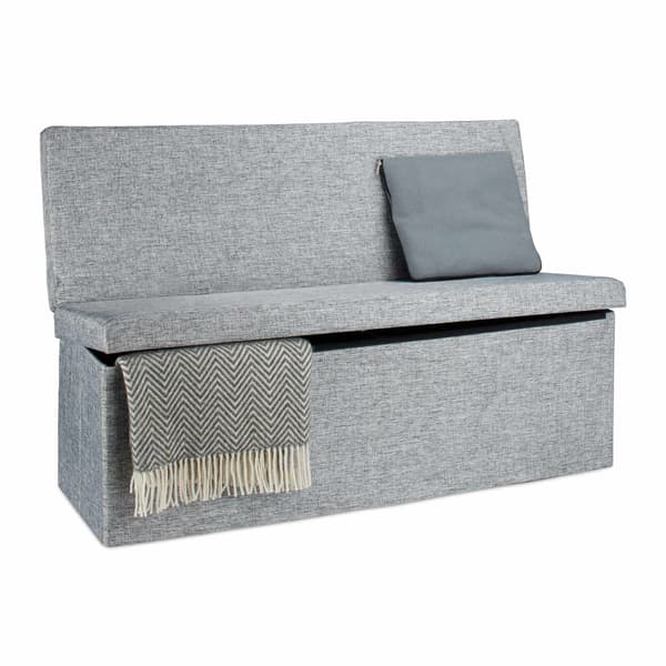 Fällbar pall med ryggstöd XL