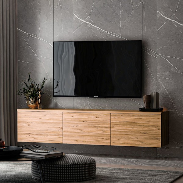 TV-bänk Neon - Atlantic Pine