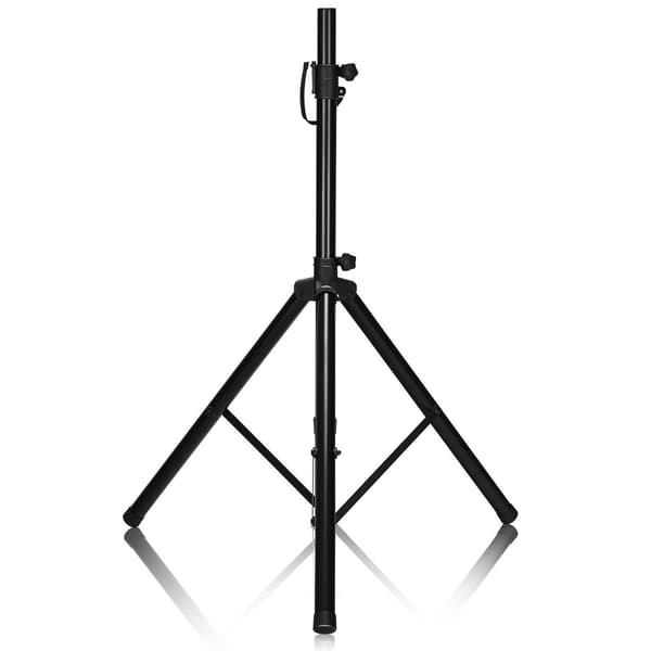 Højttalerstativ 97 - 183 cm højdejusterbart højttalerstativ sort
