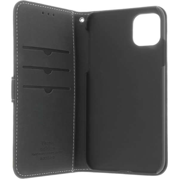 Insmat Exclusive Flip Case pung etui, iPhone 11, sort
