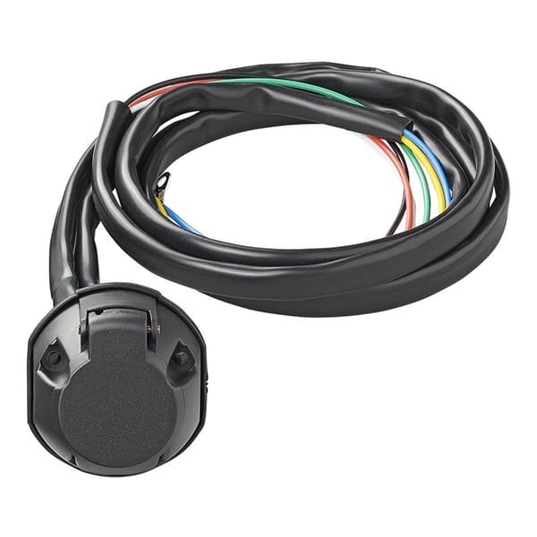 Forkablet fatningssamling 7-benet PVC + 1,50M kabel