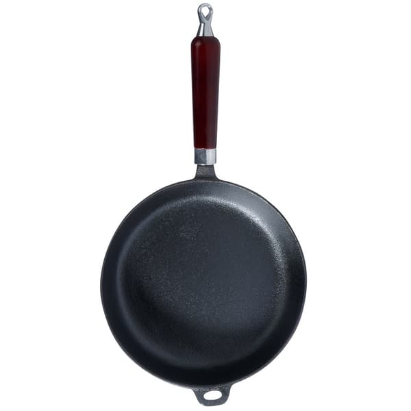 Valurautapannu 24 cm puukahvalla