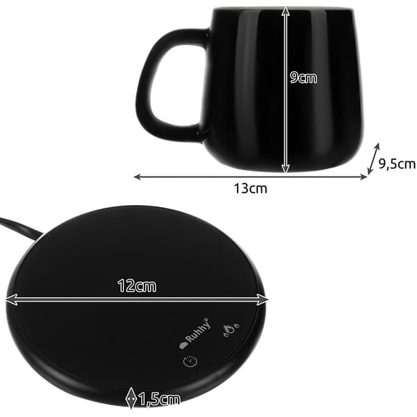 Elvärmare + mugg Ruhhy 22125