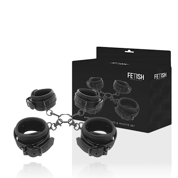 Fetish Submissive - Set med hand- och fotbojor med noprenfoder