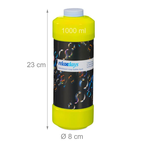 sæt med 3 sæbebobler refill flaske 1 l