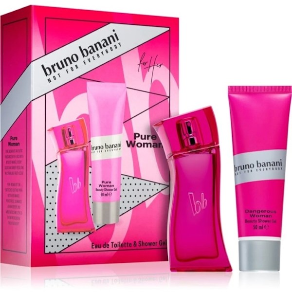 Giftset Bruno Banani Pure Woman EDT 30ml + Shower Gel 50ml