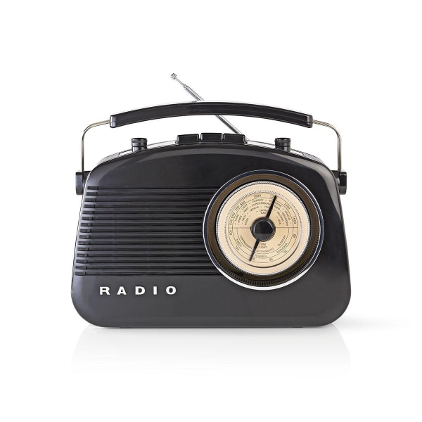 FM-radio | Bordsdesign | AM / FM | Batteridriven / Strömadapter