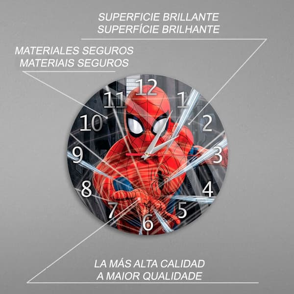 Marvel Spiderman väggklocka