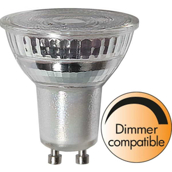 LED-lampa GU10 MR16 spotlight dimbar 5,7W 2700K 610 lumen