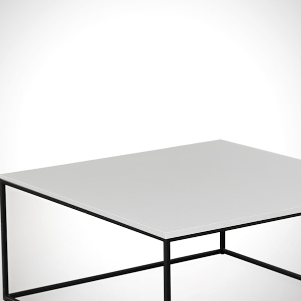 Soffbord Poly - Vit