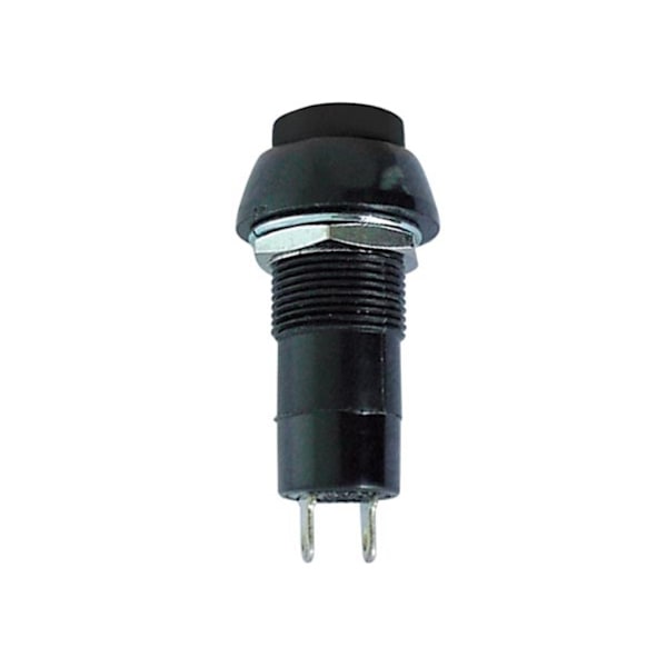 R18-25B Push Switch 1P Off (Päällä) Musta 1A/125V