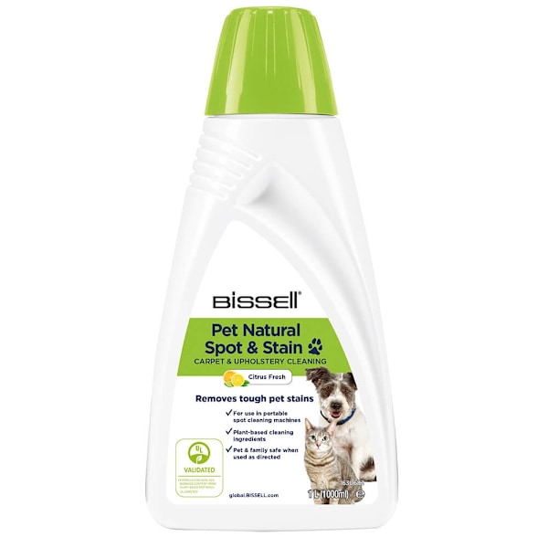 BISSELL Cleaning Solution Natural Spot & Stain Pet Port. Matto 1L