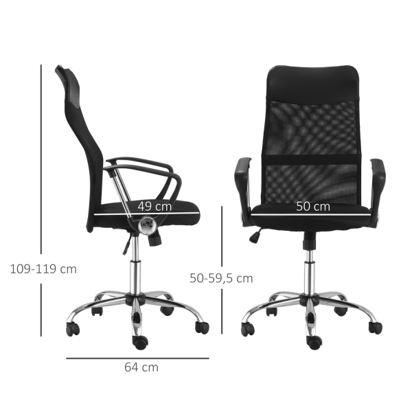 Ergonominen Työtuoli, Pelituoli, Kääntötuoli Keinutoiminnolla, K