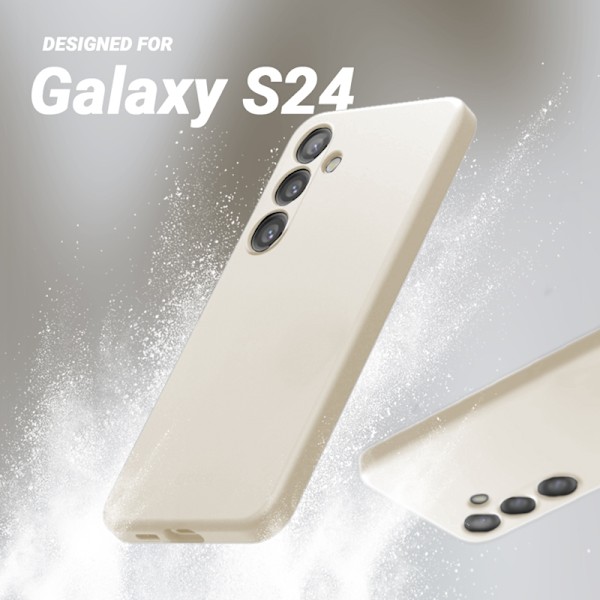 Crong Color Cover - Fodral för Samsung Galaxy S24 (beige)