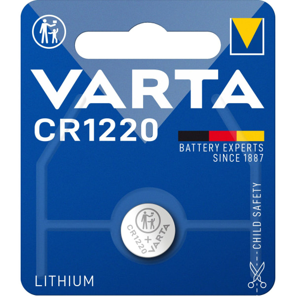 CR1220 3V Lithium Knappcellsbatteri 1-pack