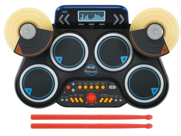 Elektroninen DJ-rumpusetti Bluetoothilla ja LCD-näytöllä