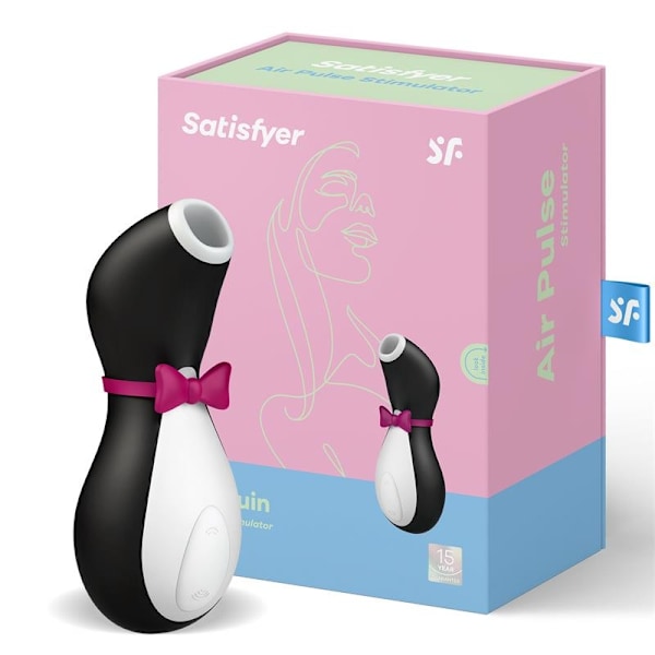 Satisfyer Pro Penguin Next Gen Sort, Hvid