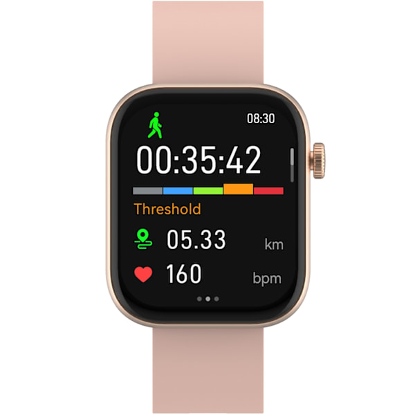 Bluetooth AMOLED Smart Watch Rosa / Beige