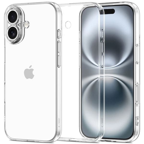 Tech-Protect FlexAir-cover til iPhone 17 - Gennemsigtig