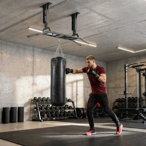 Pull-up stang – væg- eller loftmontering, stål, 180 kg kapacitet