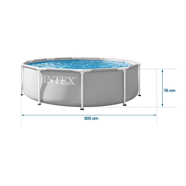 Trädgårdspool med ram 305 x 76 cm 3 i 1 INTEX 26702ND