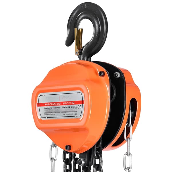 Handtelfer 2 ton, 3 m lyft, G80-kedja