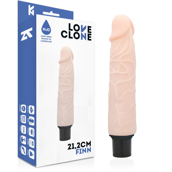 Loveclone - Finn Self Lubrication Vibrator 21,2 cm -O- 3,8 cm
