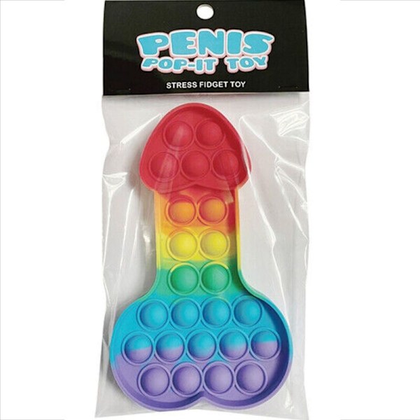 Kheper Games - Monivärinen Pop-It Penis Stressintorjuntalelu