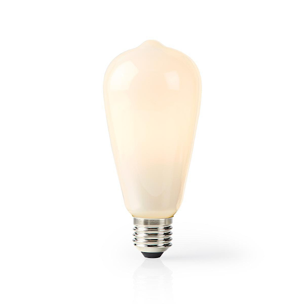 SmartLife LED Glødepære | Wi-Fi | E27 | 500 lm | 5 W | Varm Hvid | 2700 K | Glas | Android™ / IOS | ST64 | 1 stk.