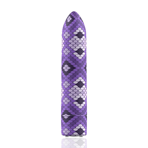 Custom Bullets - Genopladelig Snake Purple Magnetic Bullet 10 intensiteter