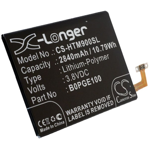 Batteri til HTC One M9 mfl erstatningsbatteri