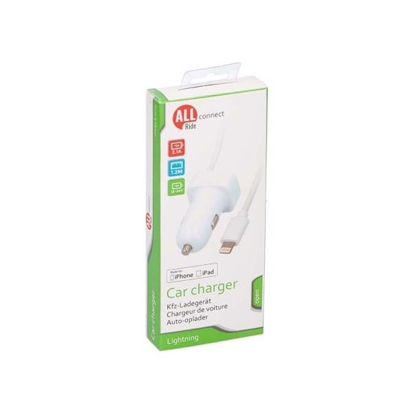 Allride Connect 2.0 cigarettænderoplader, Lightning (dvs