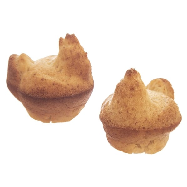 Silikoneform til muffins, småkager og chokolade - kyllinger