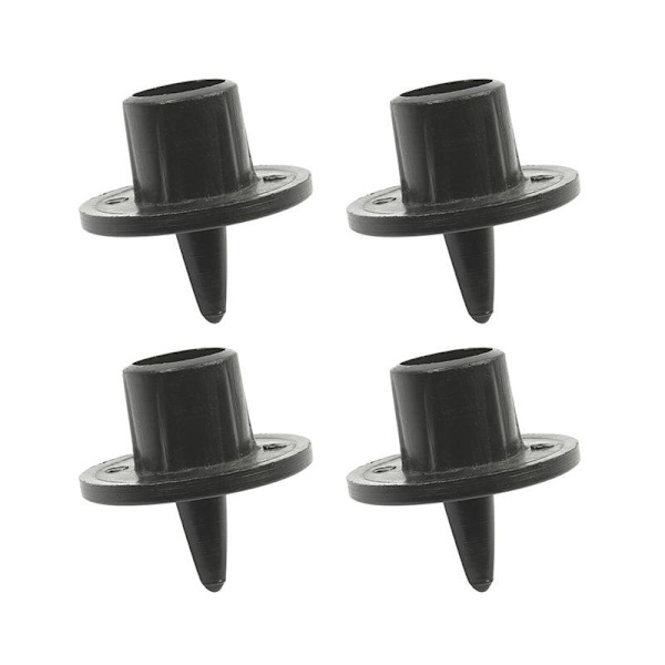 Telttatanko piikkijalka 22mm 4 kpl läpipainopakkauksessa