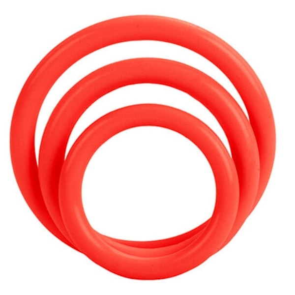 Calexotics - Tri-Rings Set Red